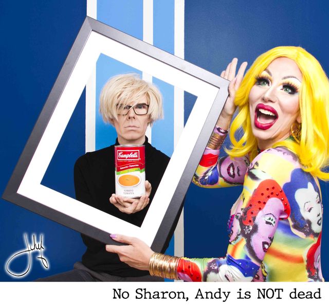 No Sharon, Andy Is NOT Dead — photographie pop art par Jihef